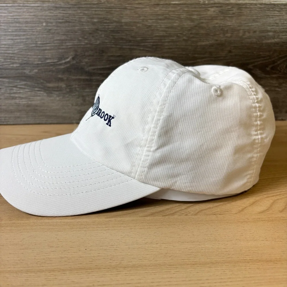 Tanners Brook Hat Strap Back White Performance Golf Golfing Minnesota Imperial - Picture 4 of 9